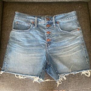 Madewell High Rise Denim Shorts